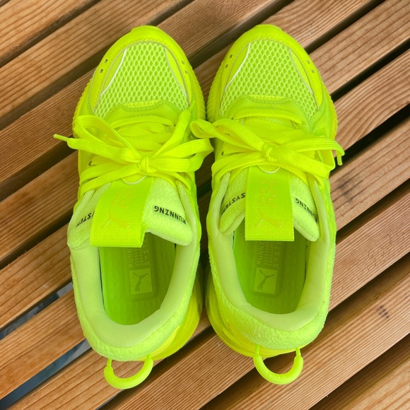 neon yellow puma rsx